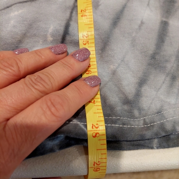 Aray Tie Dyed Men's Large Shirt Short Sleeve Tee Top  Gray Skeleton Color - Picture 6 of 8